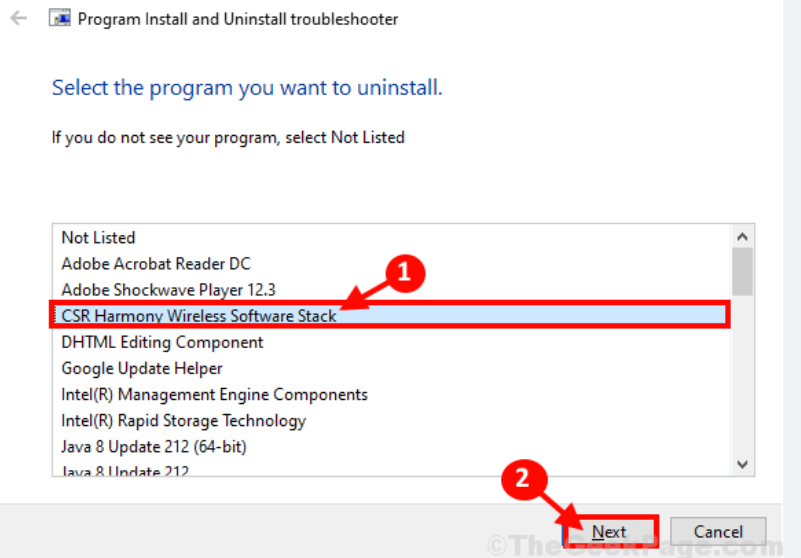 Uninstall programs you don't use